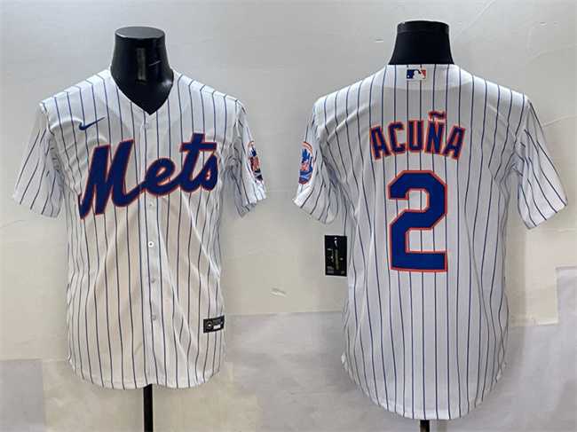 Men's New York Mets #2 Luisangel Acuna White Cool Base Stitched Jersey,We sell and wholesale Men's New York Mets #2 Luisangel Acuna White Cool Base Stitched Jersey on line form chian!